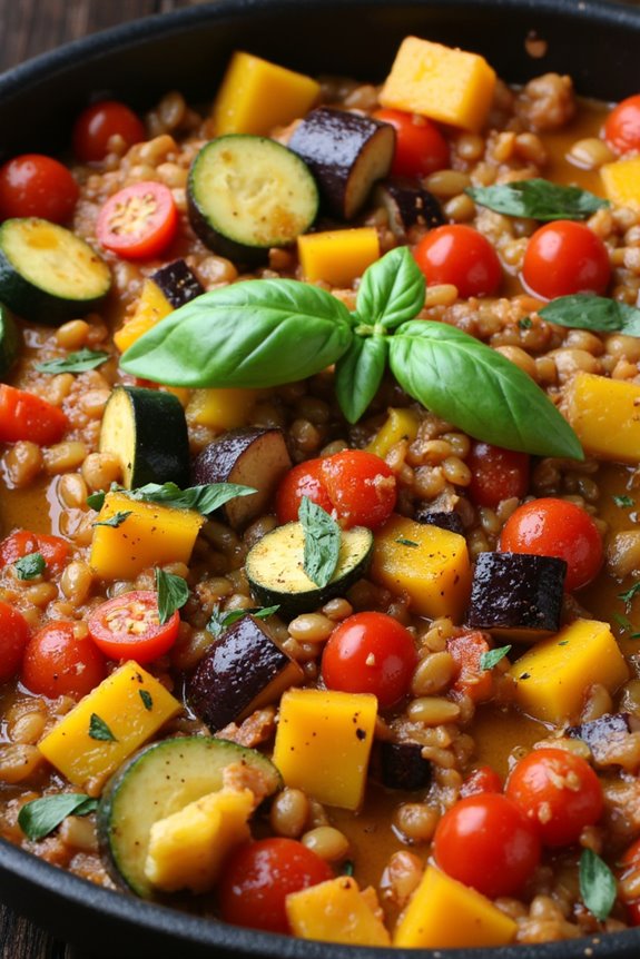 vibrant summer vegetable medley