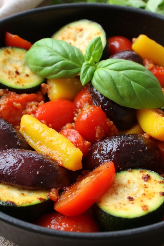 vibrant summer vegetable stew