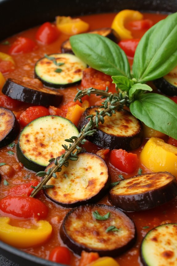 vibrant summer vegetable stew