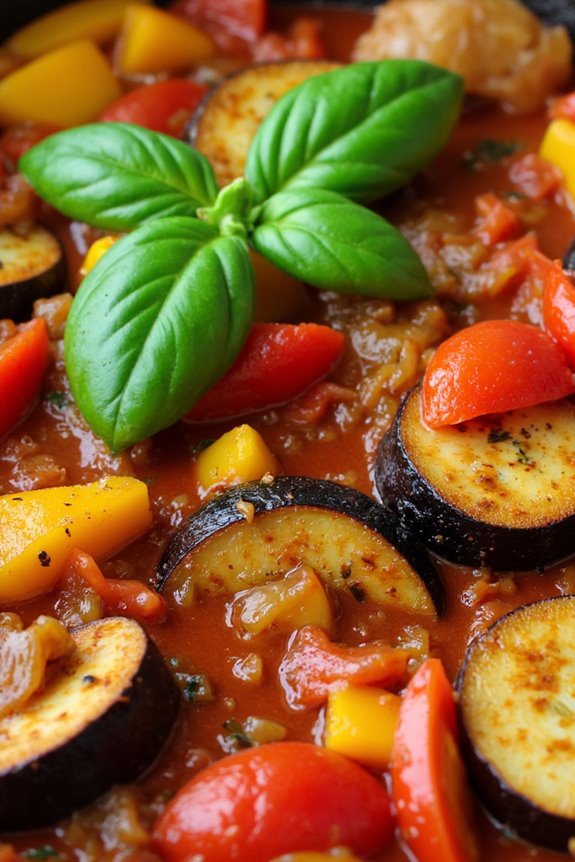 vibrant vegetable medley stew