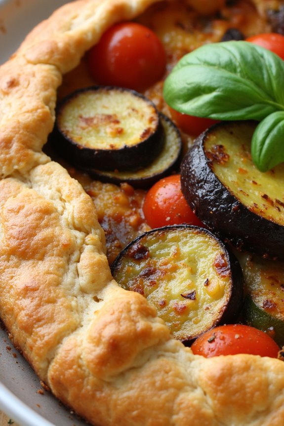 vibrant vegetable tart delight