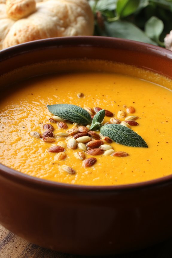 warm comforting autumn soup