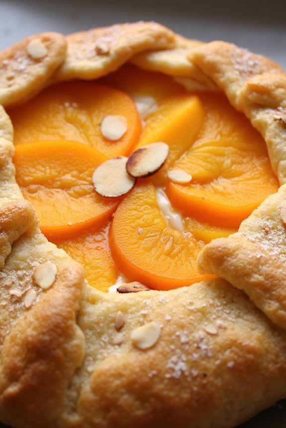 apricot almond cream galette