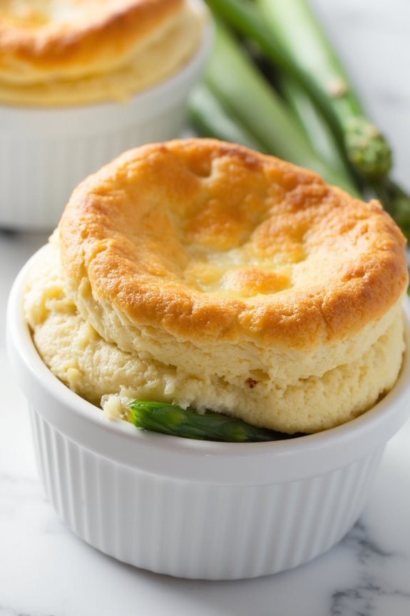 asparagus gruy re souffl recipe