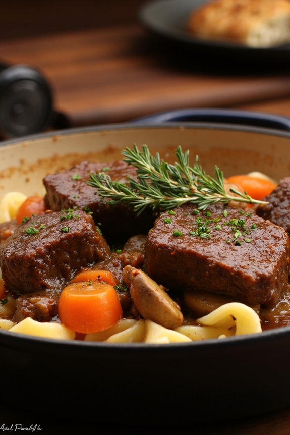 beef stew with herbs