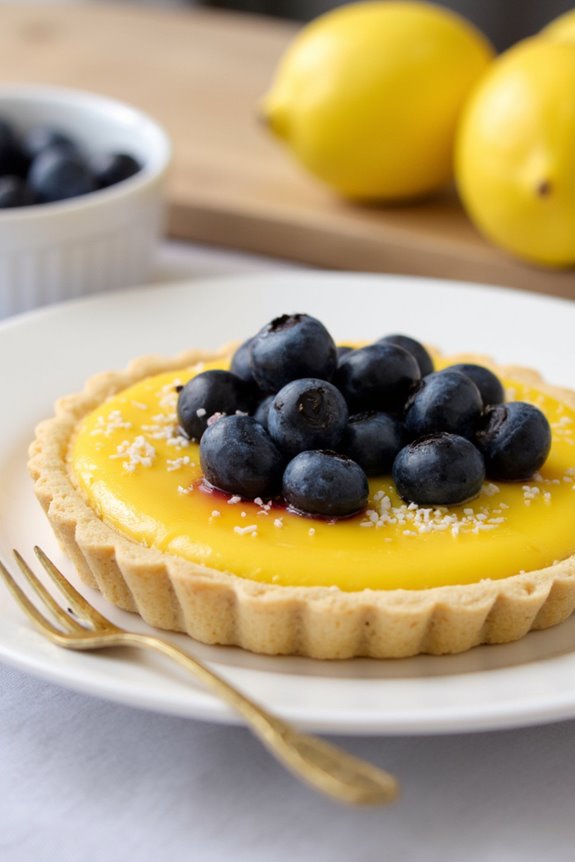 blueberry lemon tart delight