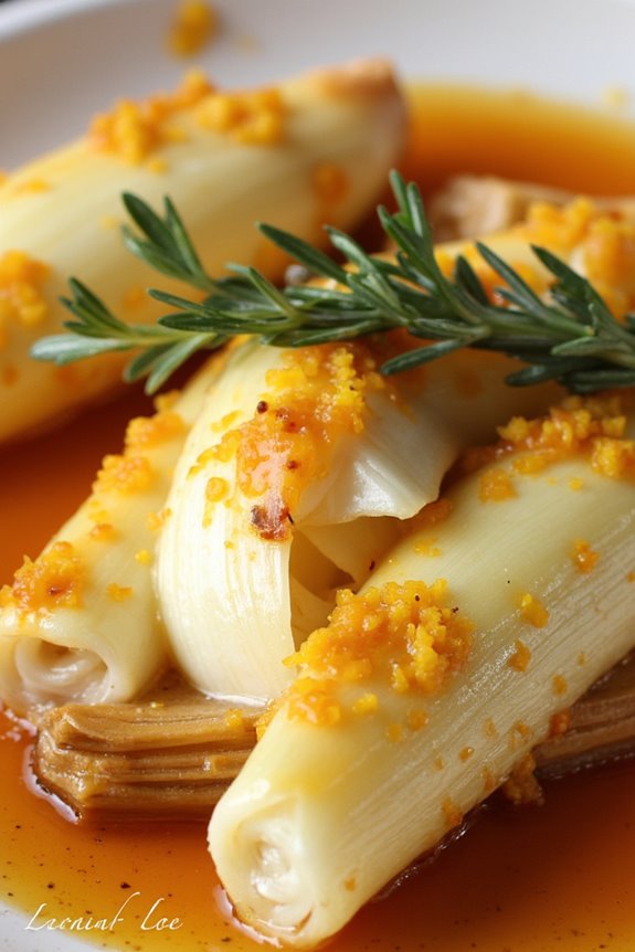 braised endives with citrus