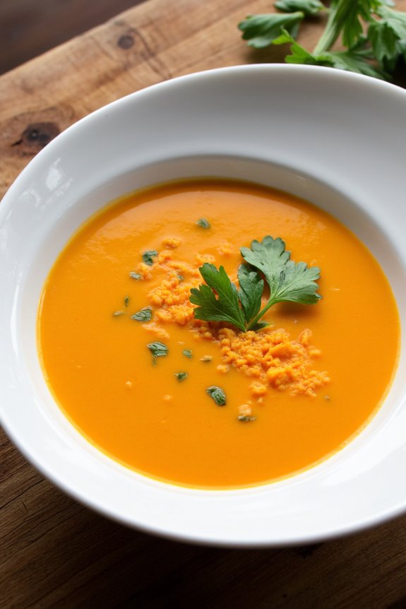 carrot coriander soup recipe