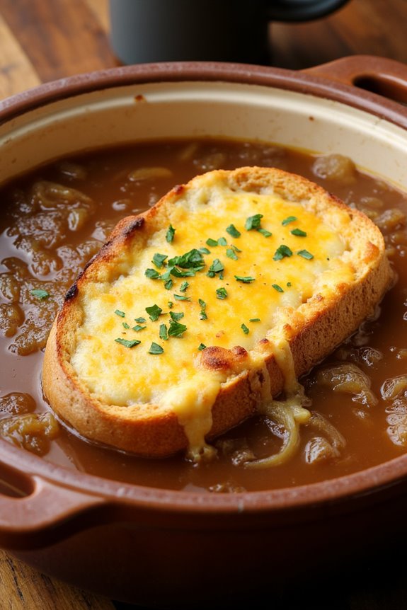 cheesy french onion soup