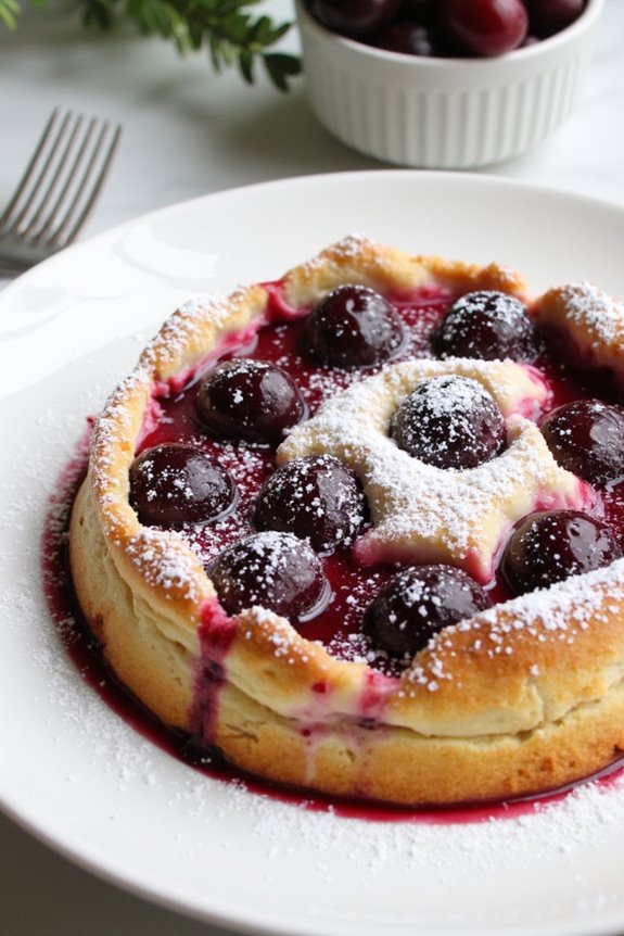 chilled french cherry dessert