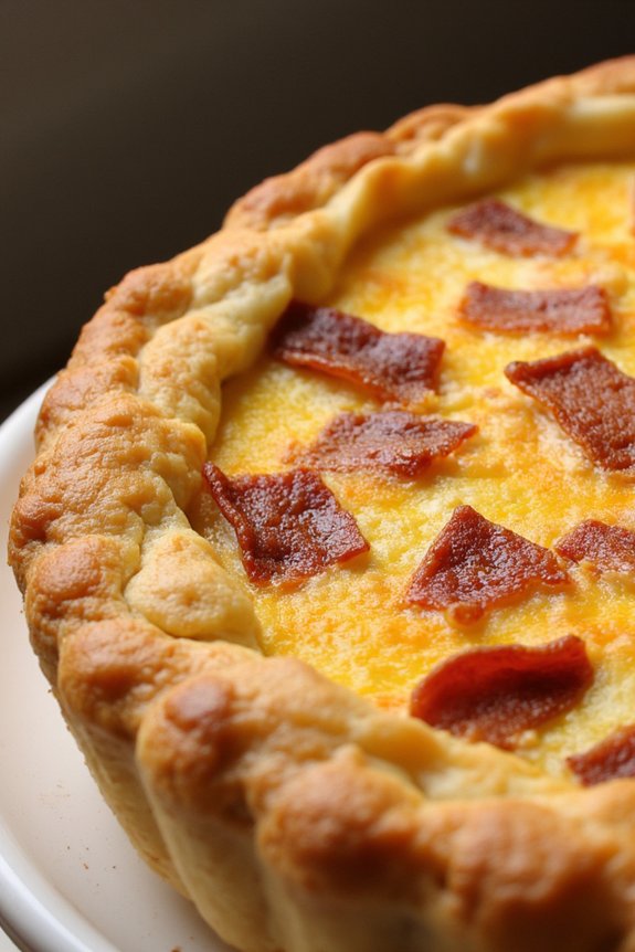 classic french bacon quiche