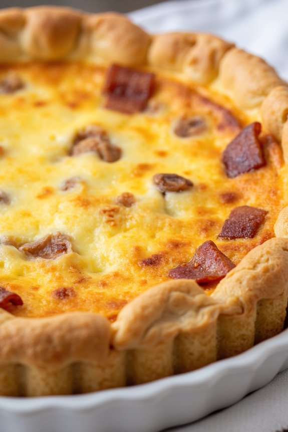 classic french bacon quiche