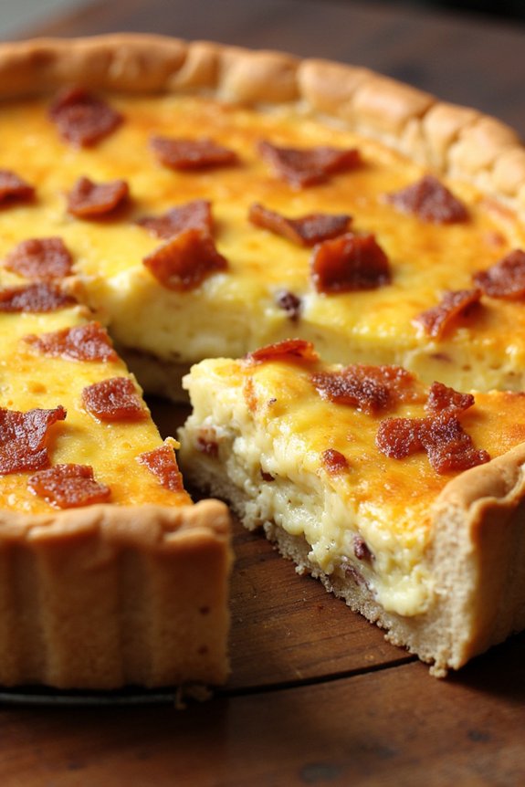 classic french bacon quiche