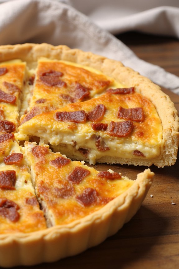 classic french bacon quiche