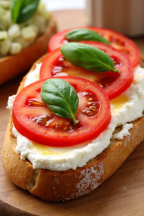 classic french breakfast tartine