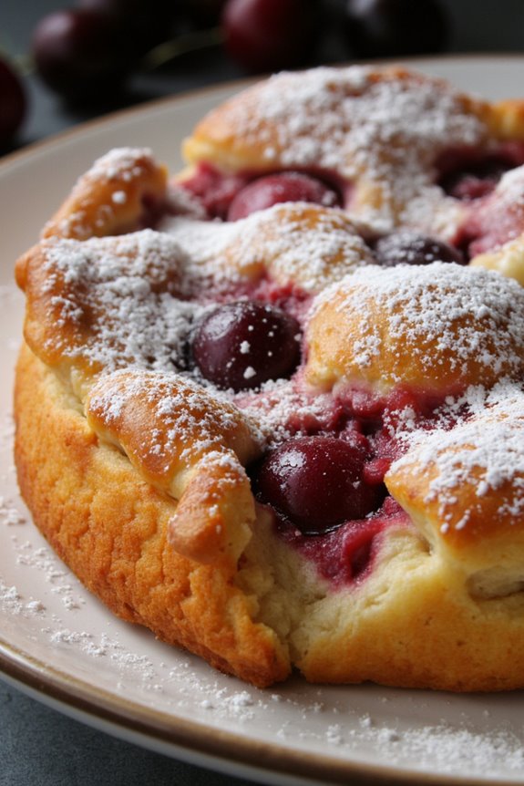 classic french cherry dessert