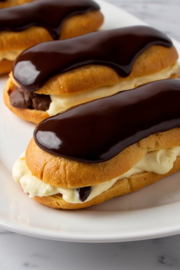 classic french chocolate clairs