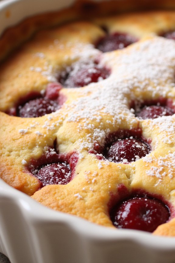 classic french fruit custard