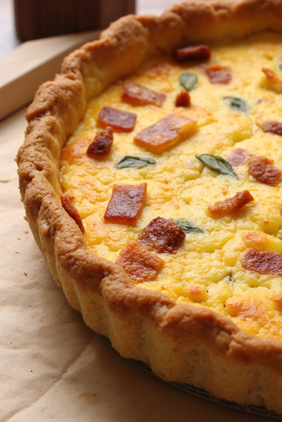 classic french savory pie