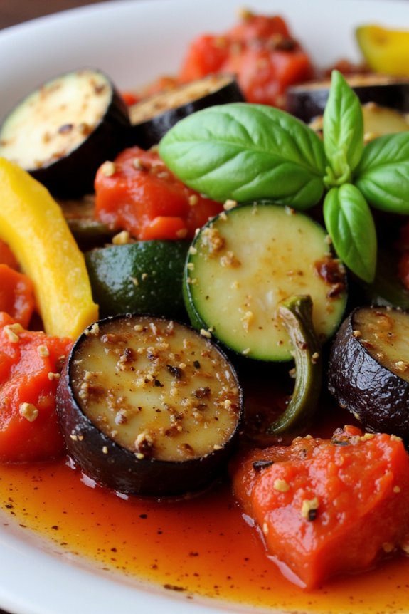 colorful french vegetable medley
