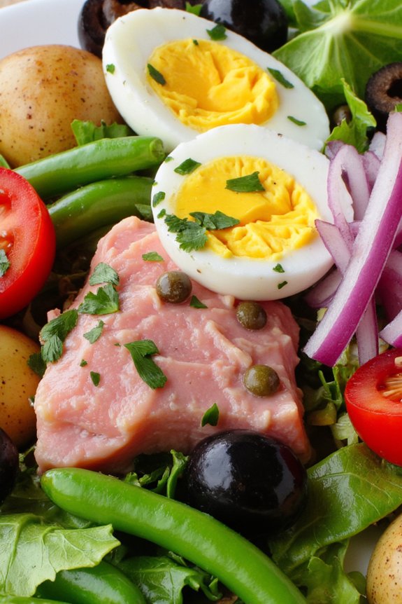 colorful mediterranean ni oise salad