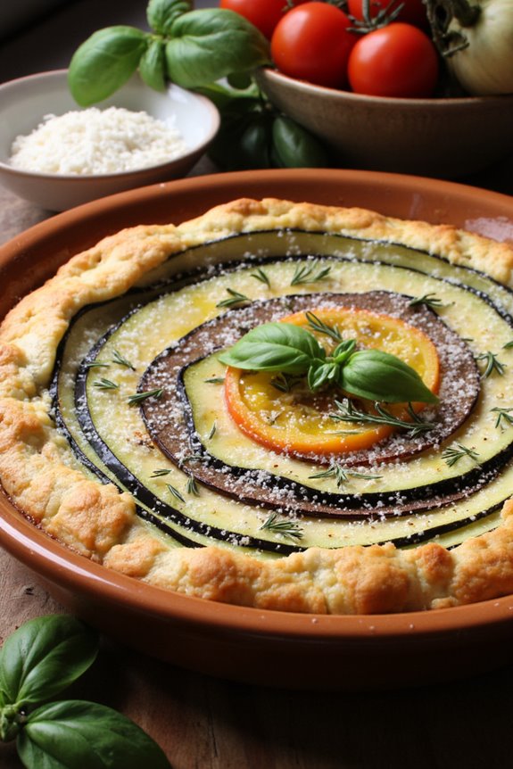 colorful mediterranean vegetable dish