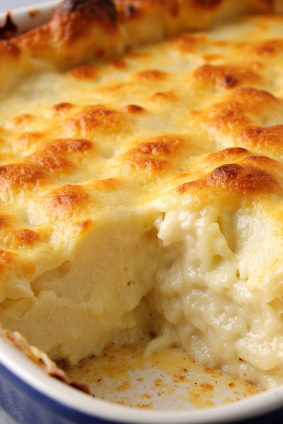 comforting creamy potato gratin