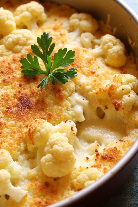 creamy cauliflower gratin delight