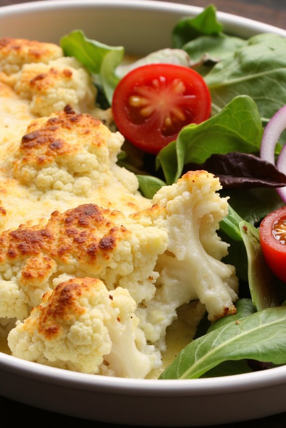 creamy cauliflower gratin salad
