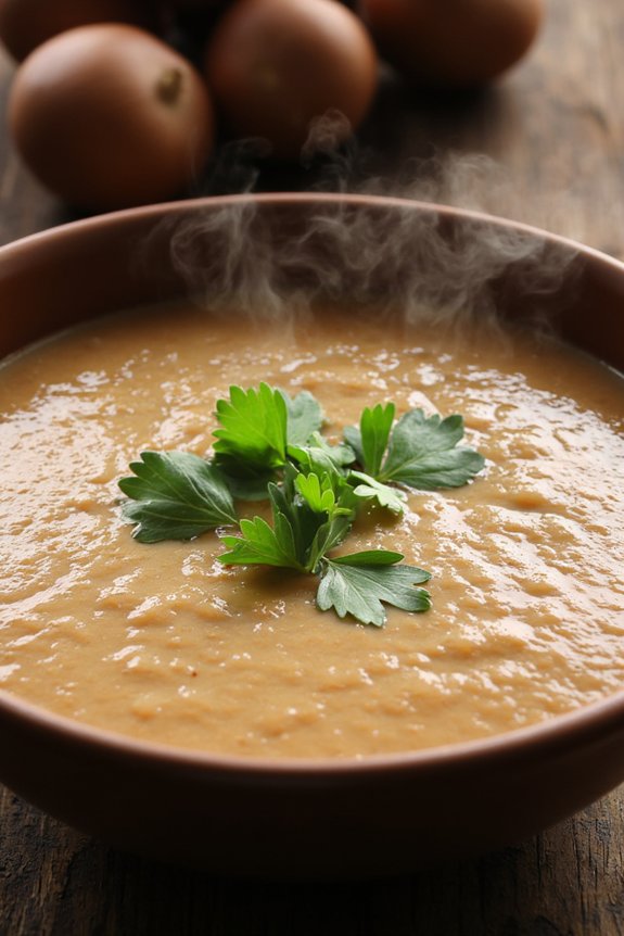 creamy chestnut soup recipe