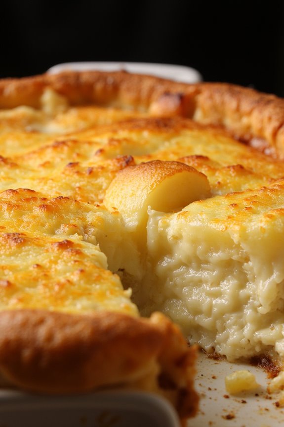 creamy layered potato gratin