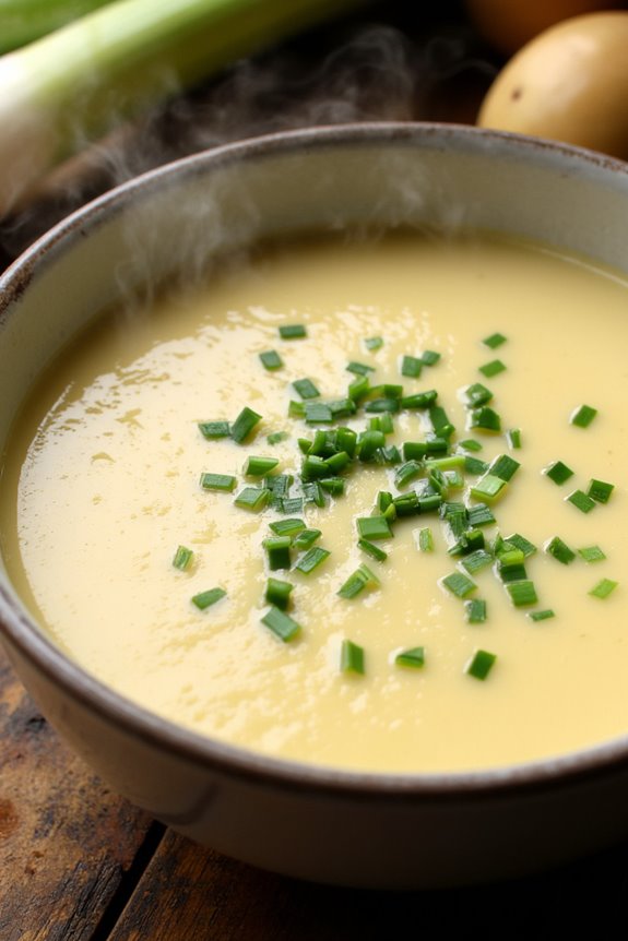 creamy leek potato soup