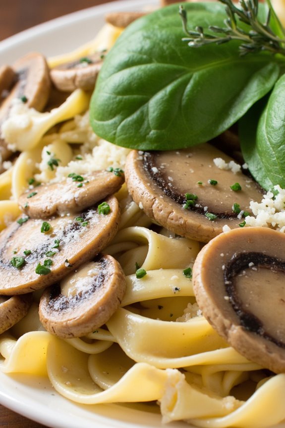 creamy mushroom pasta delight
