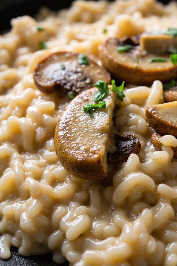 creamy mushroom risotto recipe