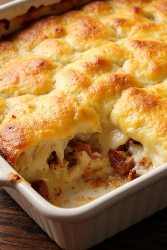 creamy potato cheese bake