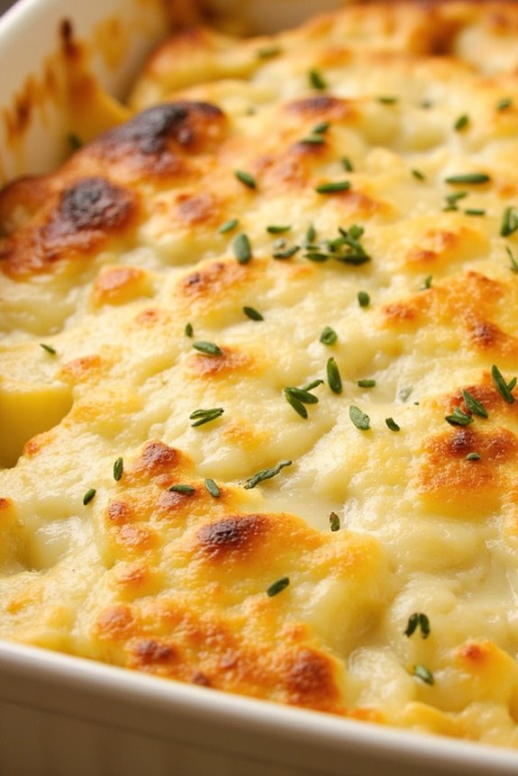 creamy potato leek gratin