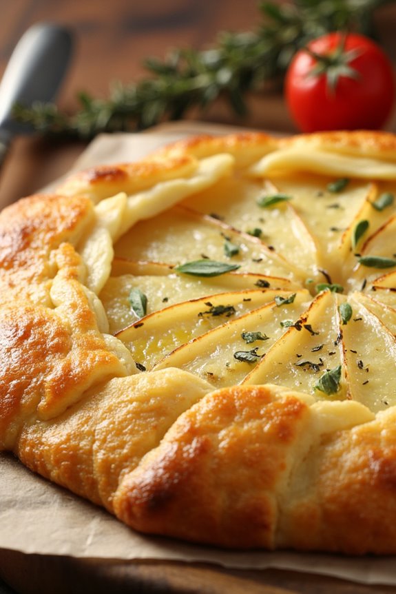 crispy layered potato galette