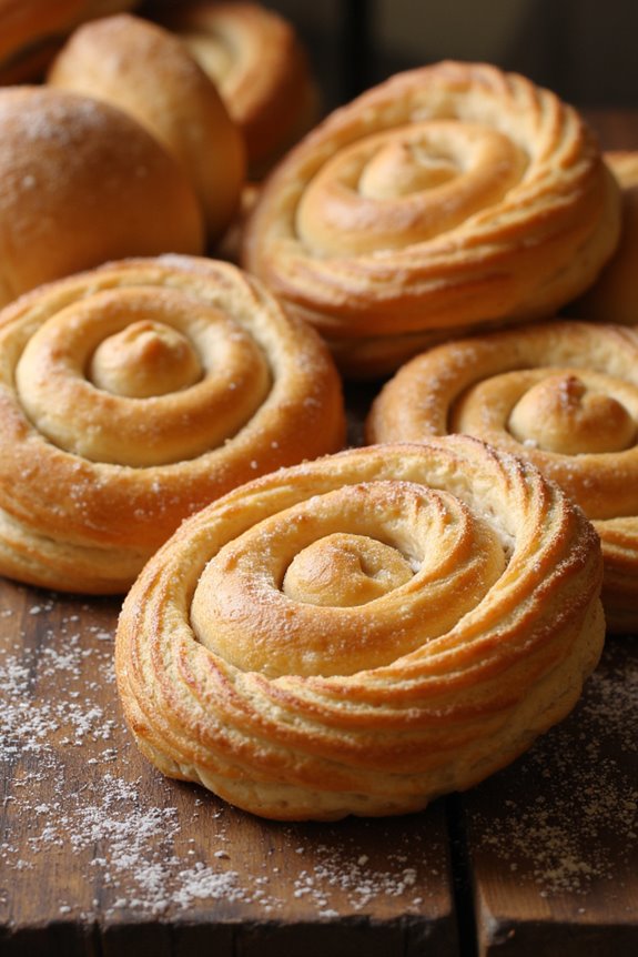 crispy sweet french pastries