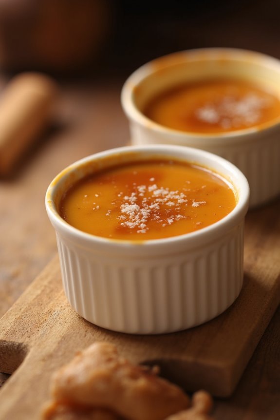 decadent caramel custard dessert