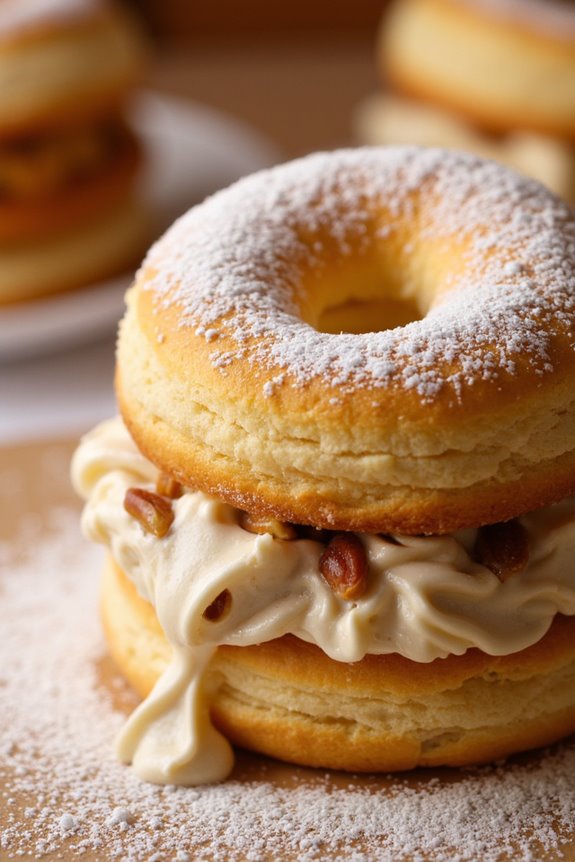 decadent choux pastry dessert