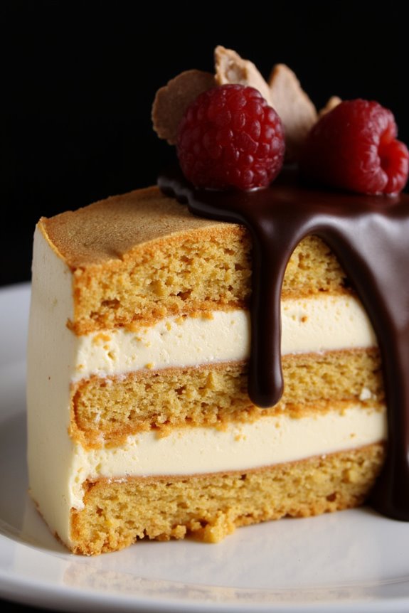 decadent french layered dessert
