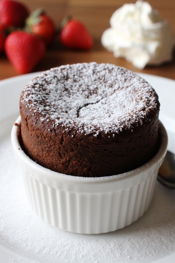 decadent gluten free chocolate souffl