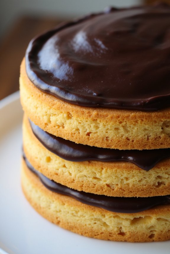 decadent layered coffee chocolate