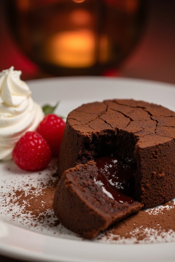 decadent molten chocolate delight
