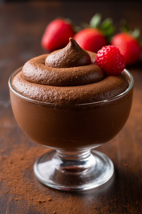 decadent no bake chocolate mousse