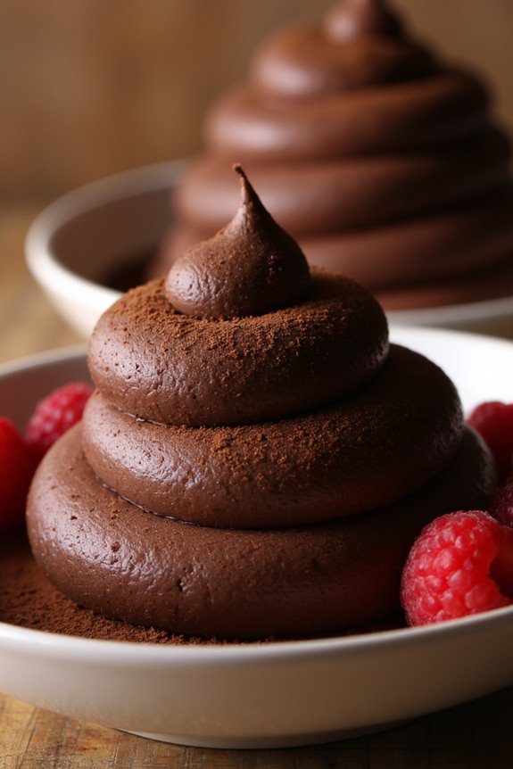decadent vegan chocolate mousse