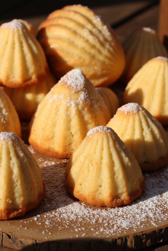 delicate french sponge cakes