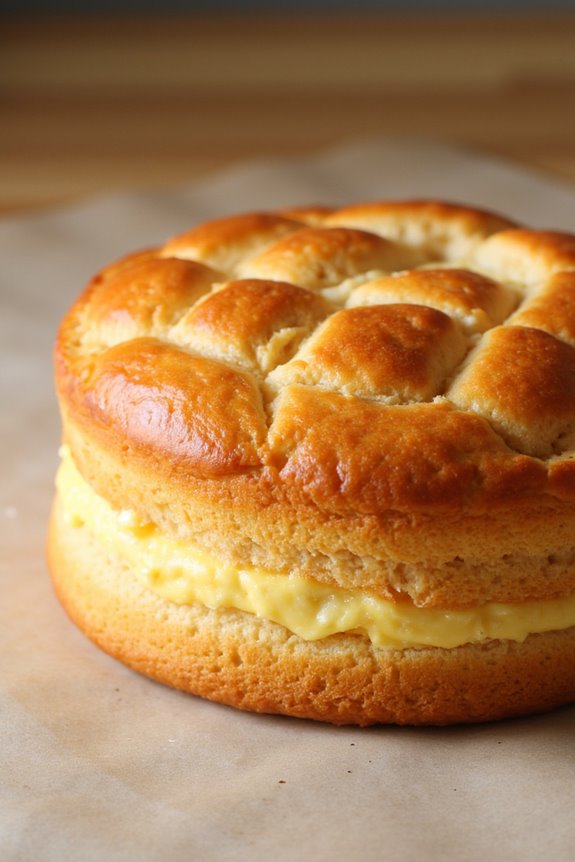 delicious almond filled french cake
