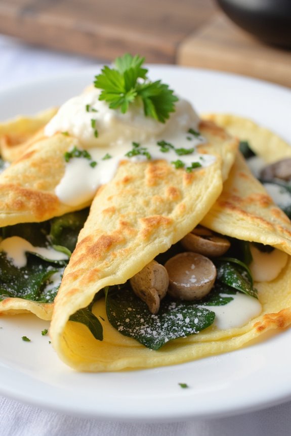 delicious vegetarian cr pe recipe