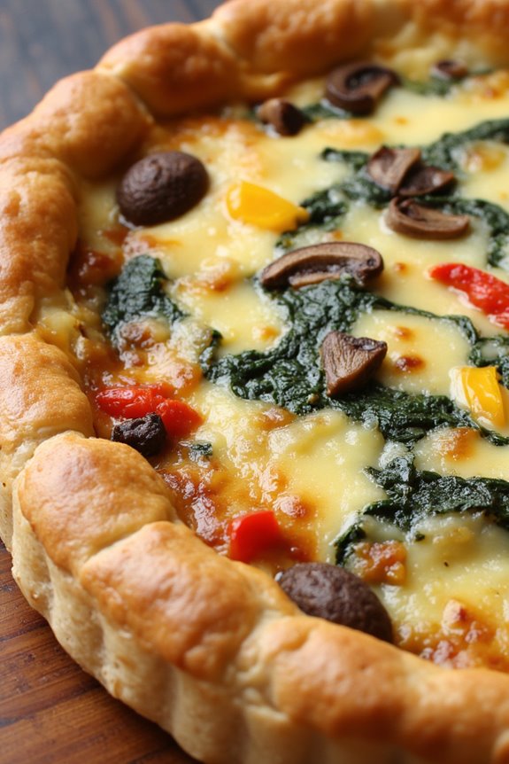 delicious vegetarian french tart